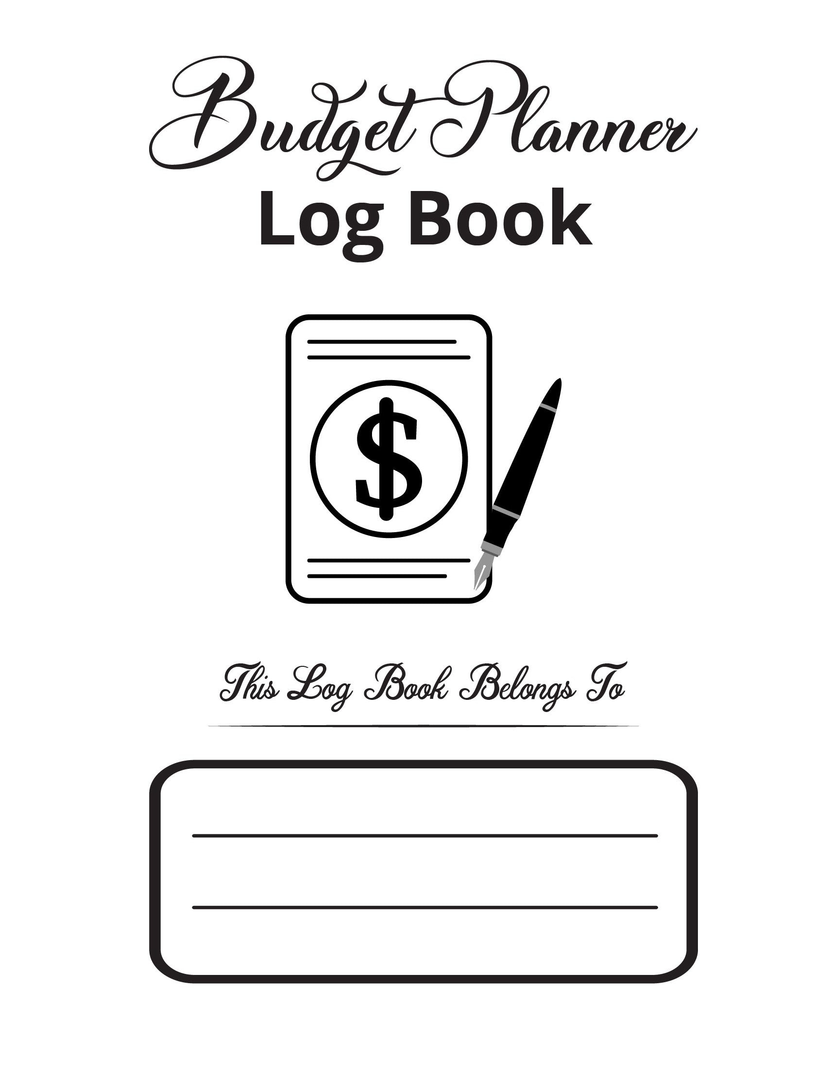 Budget Planner Log Book