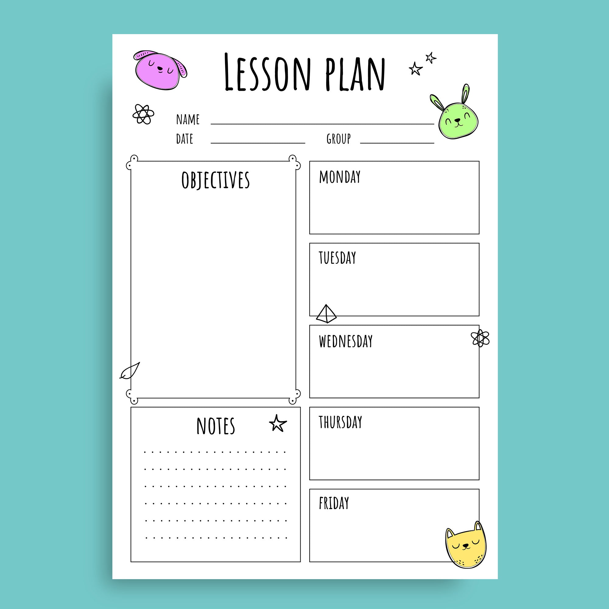 Animal-themed Elementary Lesson Plan